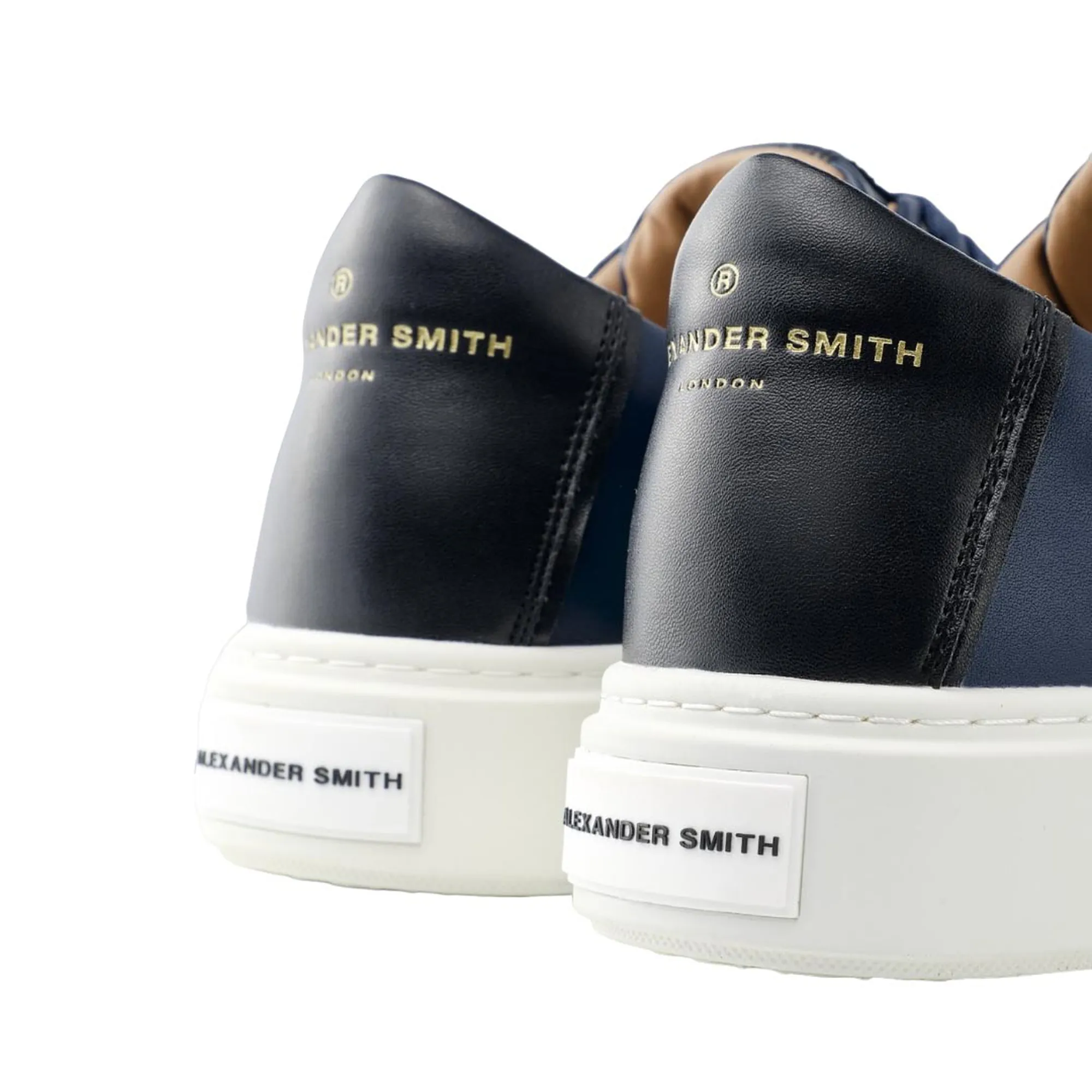 ALEXANDER SMITH Sneakers London Uomo Bianco Verde, Suola Leggera, Stile Urban