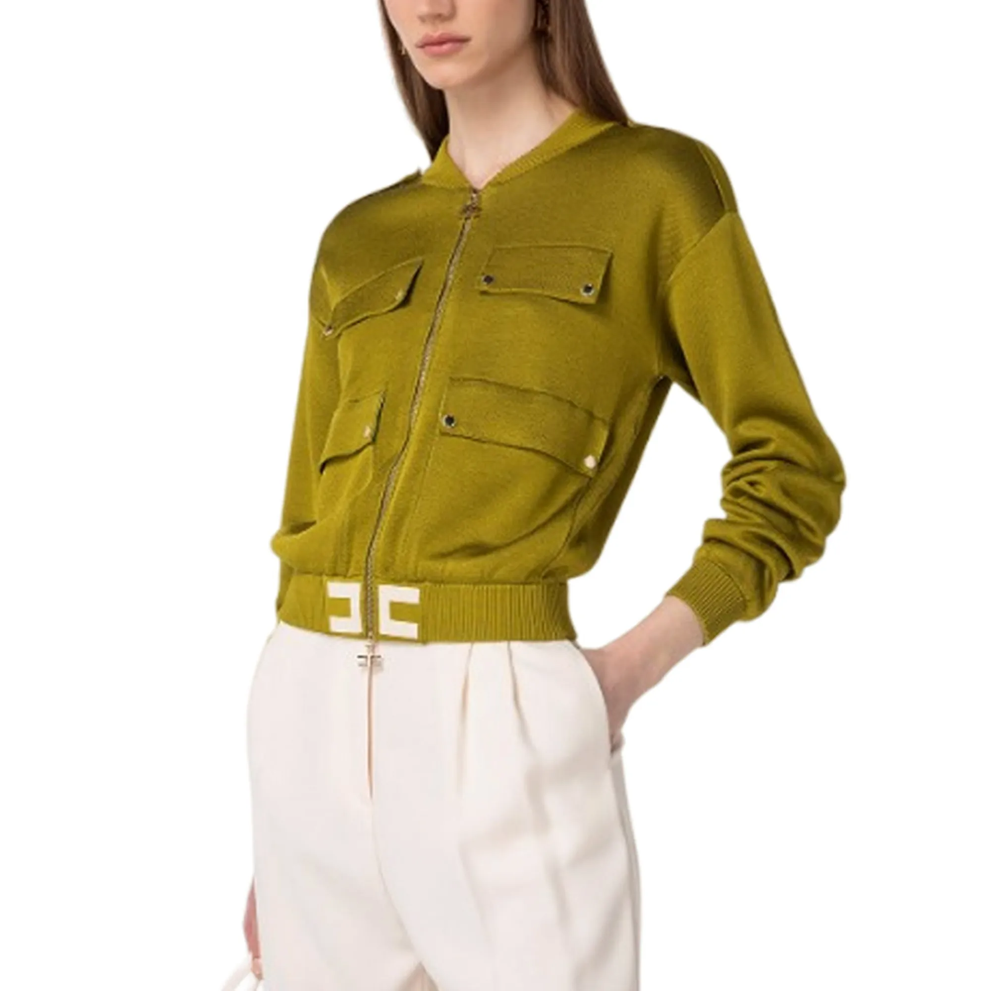 Elisabetta Franchi Maglia cardigan EGMA05 main image 0